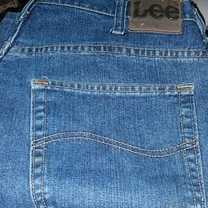 Lee Blue Denim Shorts